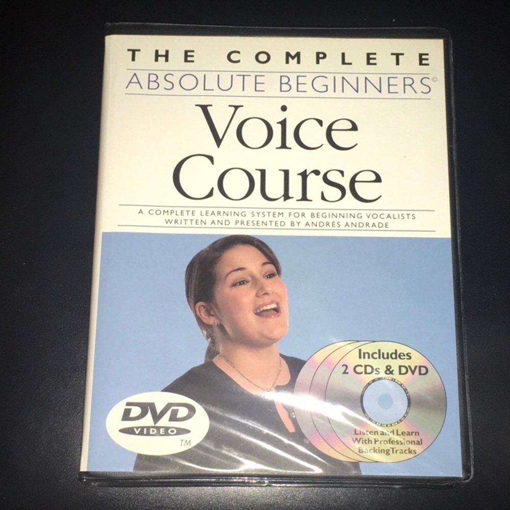 Voice course Singing lessons absolute beginner's voice 2 cds + Dvd